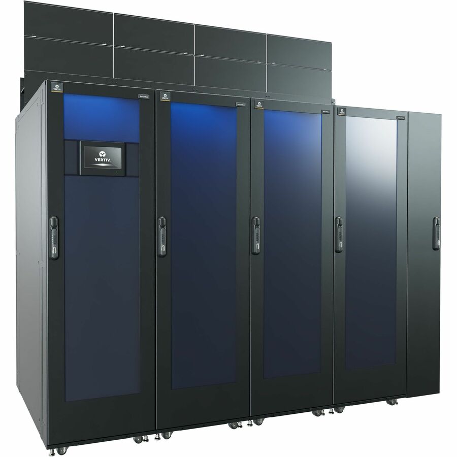 Vertiv™ SmartRow™ 2 | 3 Racks | 20 kW 208V | Single-Phase (2N) | 1 in-row cooling unit | cold air containment | hot air containment (SR2N03020PAA1)