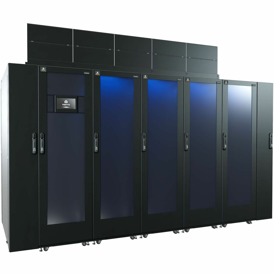 Vertiv™ SmartRow™ 2 | 4 Racks | 20 kW 208V | Single-Phase (2N) | 2 in-row cooling units (N+1) | cold air containment | hot air (SR2N04020FAA1)