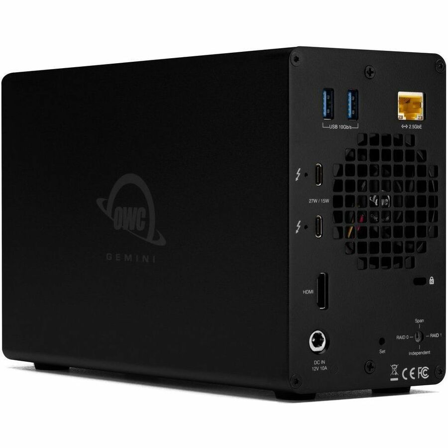 OWC 8TB Gemini Ultra X2 Thunderbolt (40Gb/s) Dock + NVMe RAID External Storage Solution w/ SoftRAID