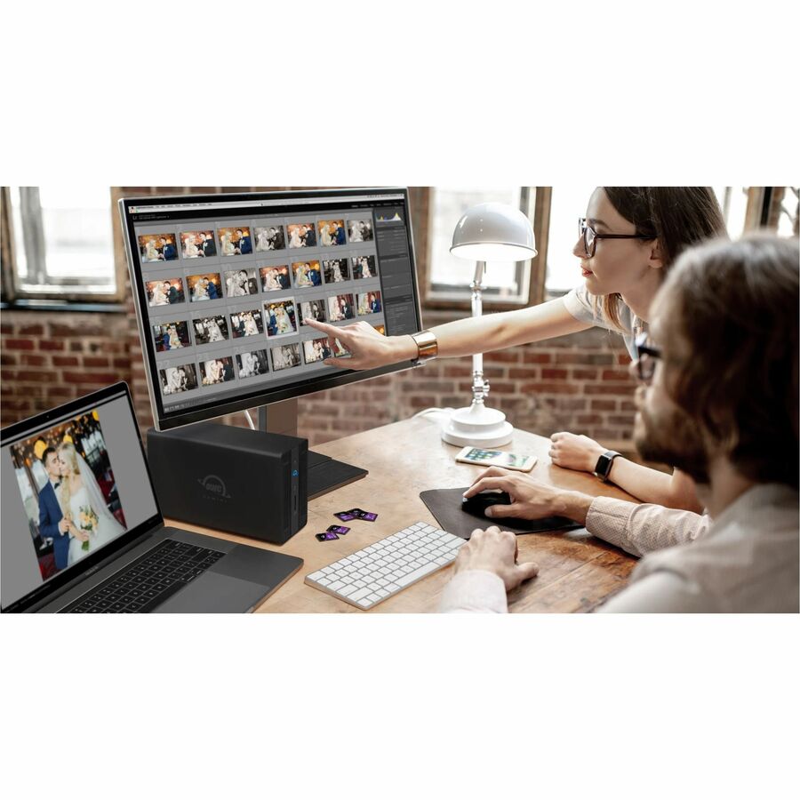 OWC 16TB Gemini Ultra X2 Thunderbolt (40Gb/s) Dock + NVMe RAID External Storage Solution w/ SoftRAID