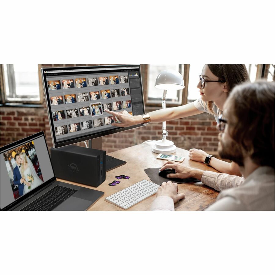 OWC 6TB Gemini Ultra X6 Thunderbolt (40Gb/s) Dock + NVMe RAID External Storage Solution w/ SoftRAID