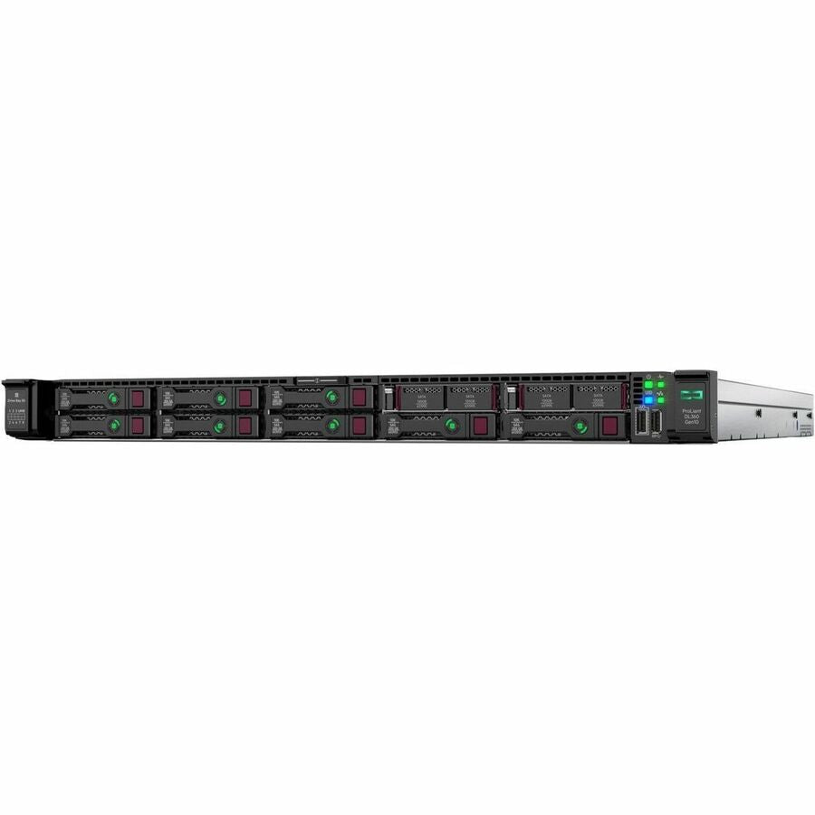 HPE SMART CHOICE ProLiant DL360 G10 1U Rack Server - 1 x Intel Xeon Silver 4208 2.1 GHz - 64 GB RAM - 960 GB SSD - (2 x 480GB) SSD Configuration - Serial ATA, 12Gb/s SAS Controller