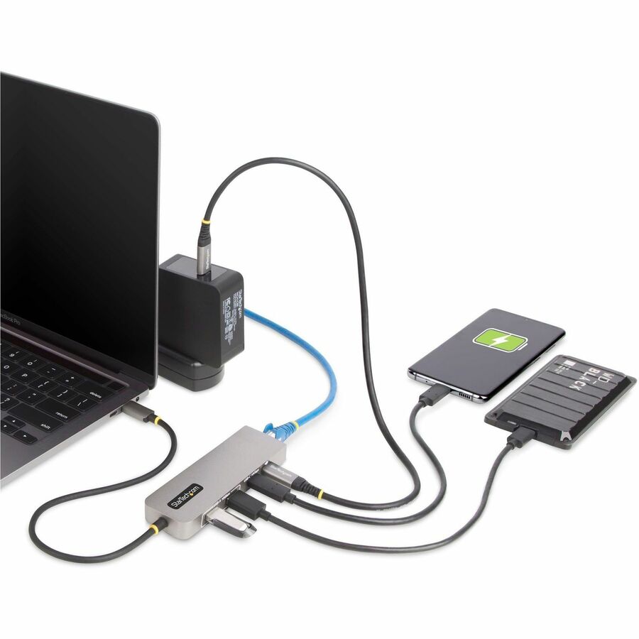 3 Port USB C Hub 2.5GbE PD