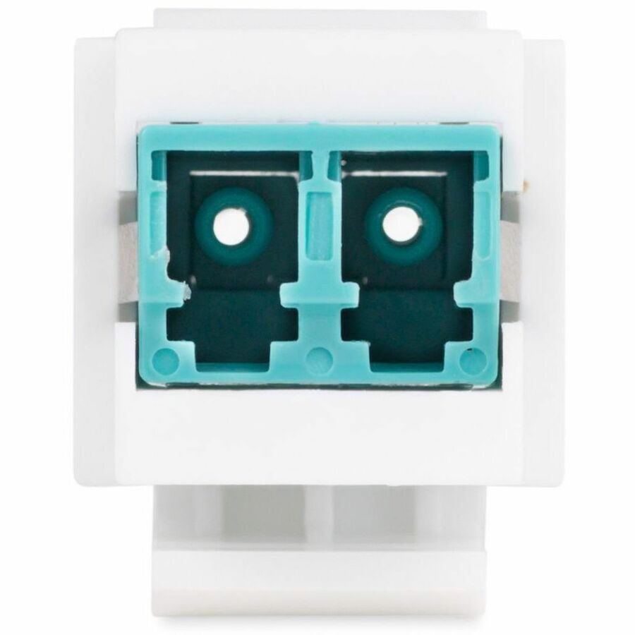 StarTech.com LC to LC Coupler, LC Fiber Coupler, LC/UPC Duplex Keystone Jack, Fiber Optic Keystone Coupler for Patch Panel