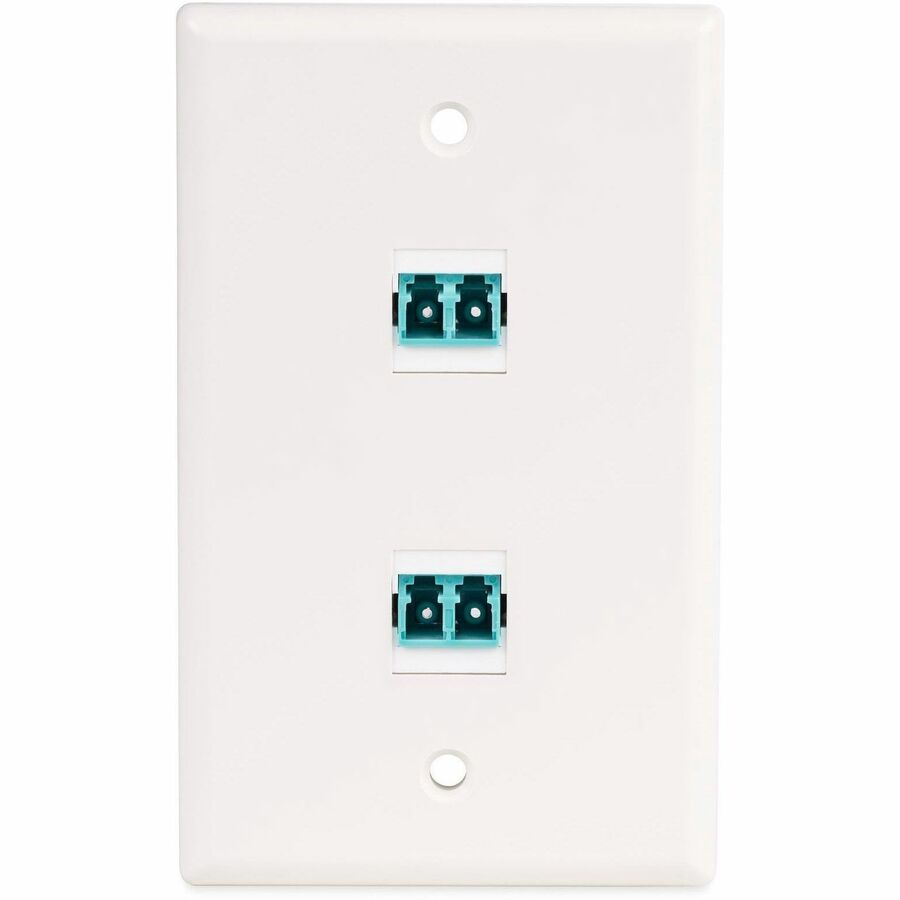 StarTech.com LC to LC Coupler, LC Fiber Coupler, LC/UPC Duplex Keystone Jack, Fiber Optic Keystone Coupler for Patch Panel