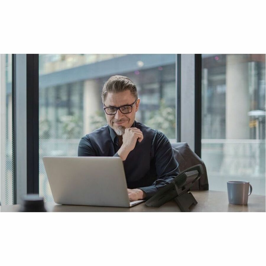 Yealink SIP-T44W IP Phone - Corded - Corded/Cordless - Bluetooth, Wi-Fi - Wall Mountable, Desktop - Classic Gray