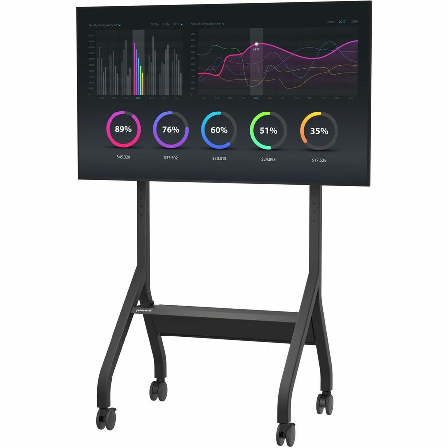 Peerless-AV® SmartMount® Flat Panel Cart for 55" to 110"+ Displays