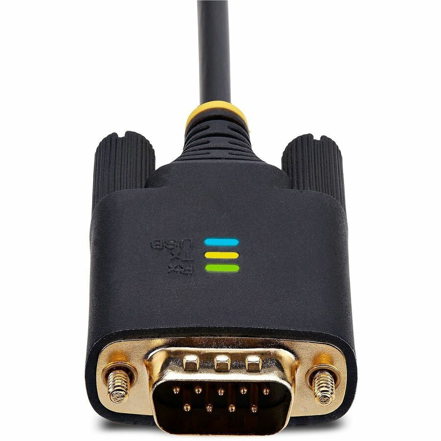 StarTech.com 13ft (4m) 2-Port USB to Serial Adapter Cable, COM Retention, FTDI, DB9 RS232, Changeable DB9 Screws/Nuts, Windows/macOS/Linux