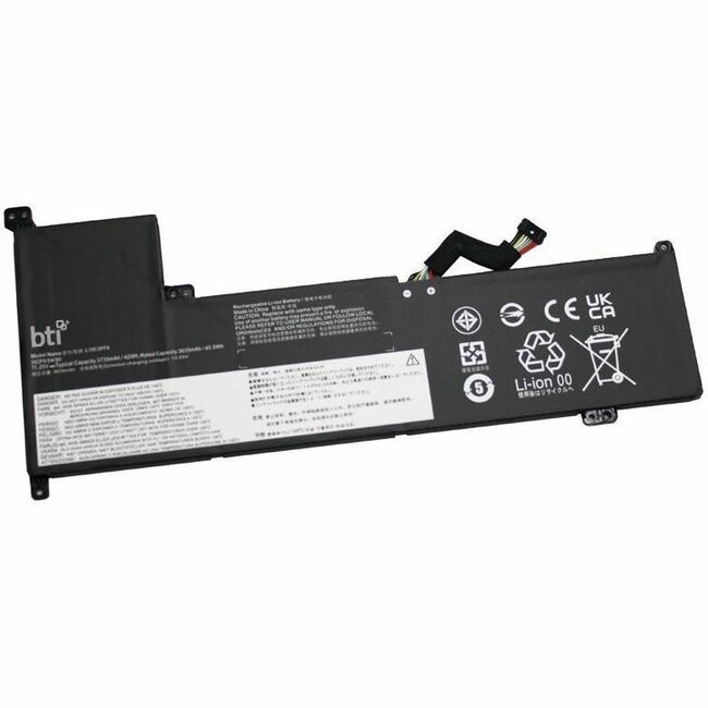 BTI L19C3PF6-BTI 11.25V 42WHR LI-ION BATTERY 5B10W89838, SB10W89845, 5B10W89839, L19C3PF6, L19L3PF4 IDEAPAD 3-17ADA05, IDEAPAD 3-17ADA05 81W2, IDEAPAD 3-17ARE05, IDEAPAD 3-17ARE05 81W5, IDEAPAD 3-17IIL05, IDEAPAD 3-17IIL05 81WF, IDEAPAD 3-17IML05, IDEAPAD