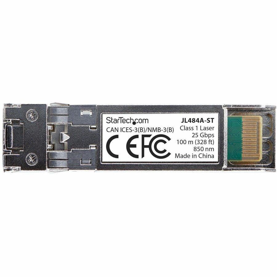 StarTech.com HPE JL484A Compatible SFP28 Module, 25GBase-SR, 25Gb Multimode Fiber (MMF), LC Transceiver, 100m (328ft), DDM/DOM