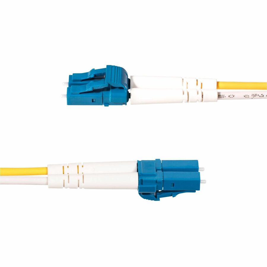 StarTech.com 10m (32.8ft) LC to SC (UPC) OS2 Single Mode Duplex Fiber Optic Cable, 9/125, 100G, Low Insertion Loss, LSZH Fiber Jumper Cord