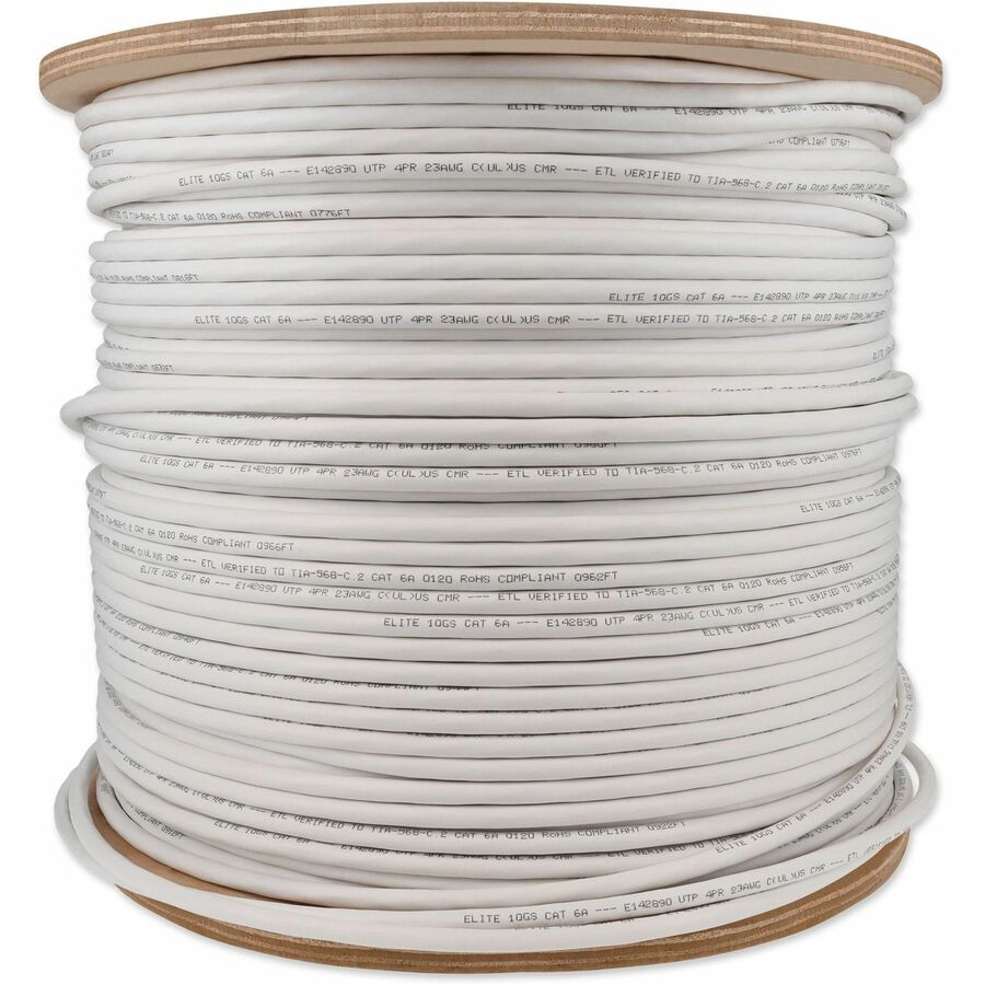 500FT WHITE CAT6A UTP PVC