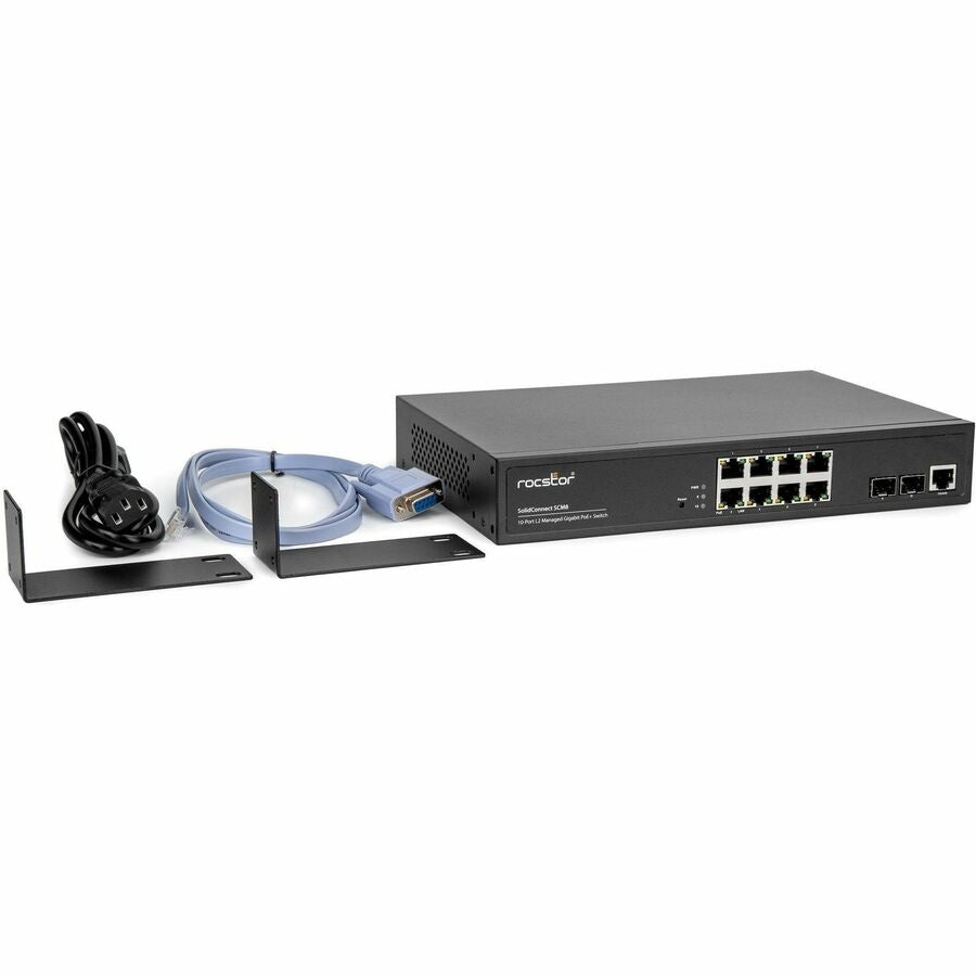 SOLIDCONNECT SCM8 8-PORT POE