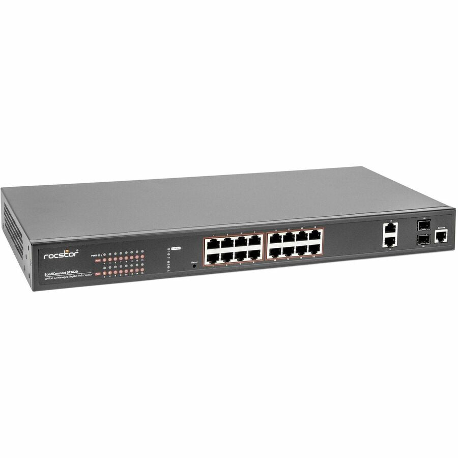 SOLIDCONNECT SCM20 16-PORT POE