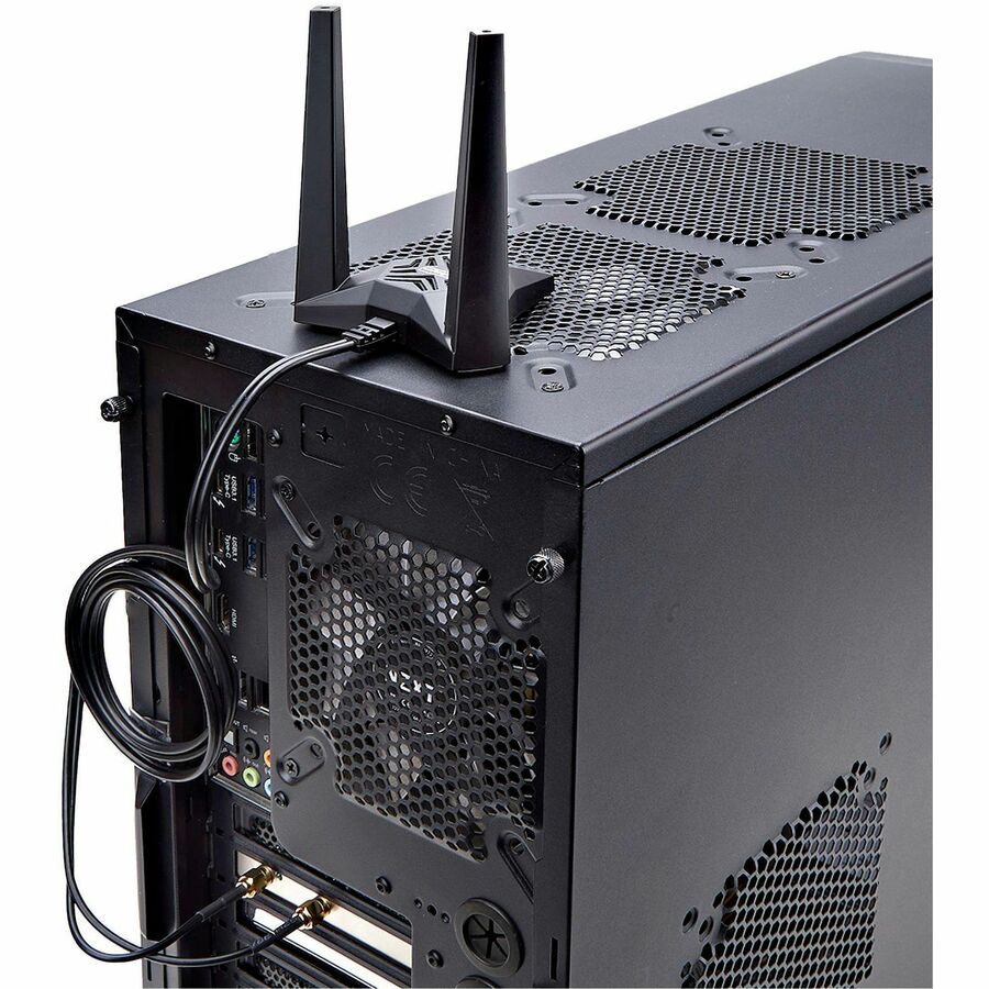 StarTech.com Wi-Fi 6E PCIe Network Card, Bluetooth 5.3, Magnetic Antenna Base, Tri-Band 802.11ax, AX5400 WiFi NIC, Windows/Linux