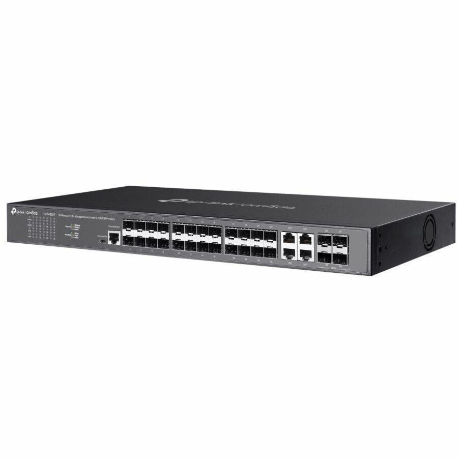 Omada 24-Port SFP L2+ Managed Switch with 4 10GE SFP+ Slots
