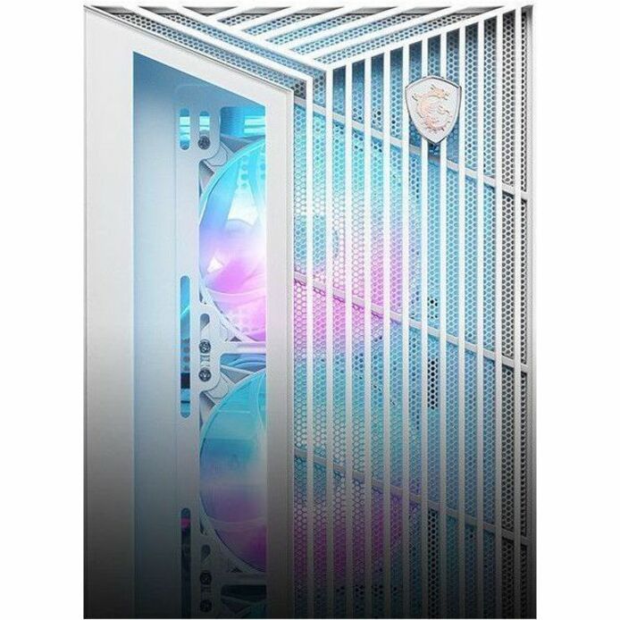 MSI Aegis R2 Gaming PC, Intel Core i7-14700F, RTX 4070 Ti Super, 32GB, 2TB SSD, 360 Liquid Cooling, White Color