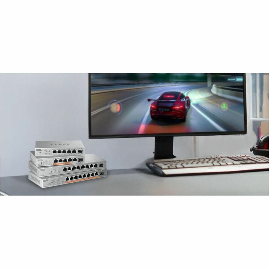 ZYXEL 8-Port 2.5G Unmanaged Switch with 10G Uplink