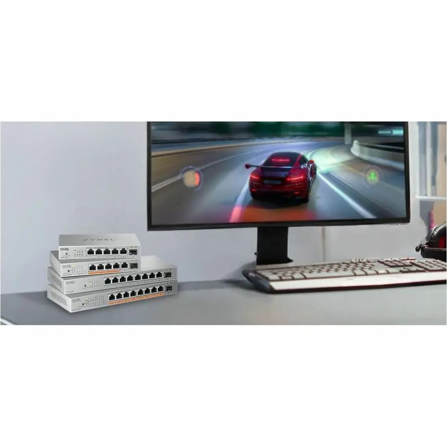 ZYXEL 8-Port 2.5G Unmanaged Switch with 10G Uplink