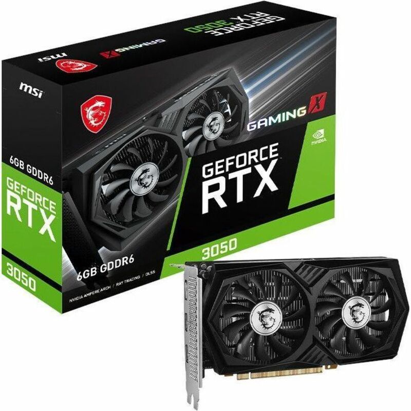 MSI NVIDIA GeForce RTX 3050 Graphic Card - 6 GB GDDR6