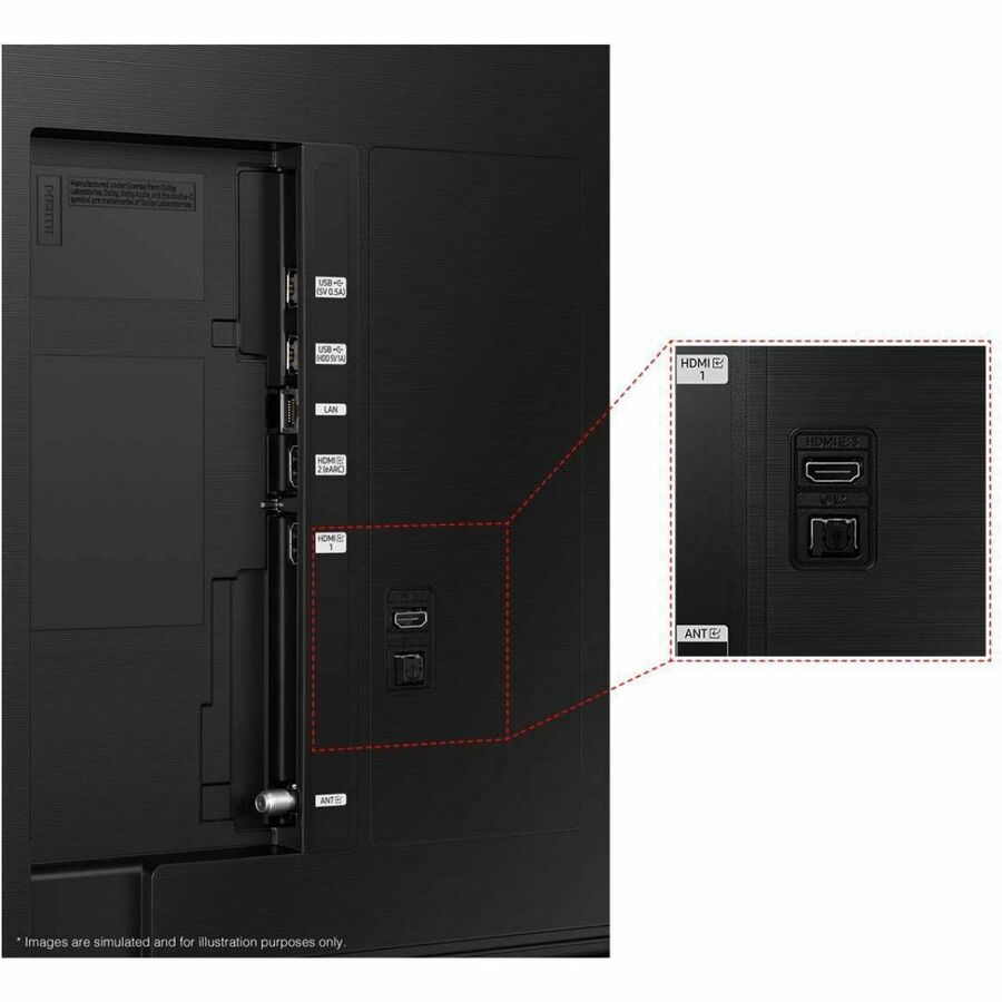 Samsung DU8000 UN55DU8000F 54.6" Smart LED-LCD TV - 4K UHDTV - High Dynamic Range (HDR) - Black