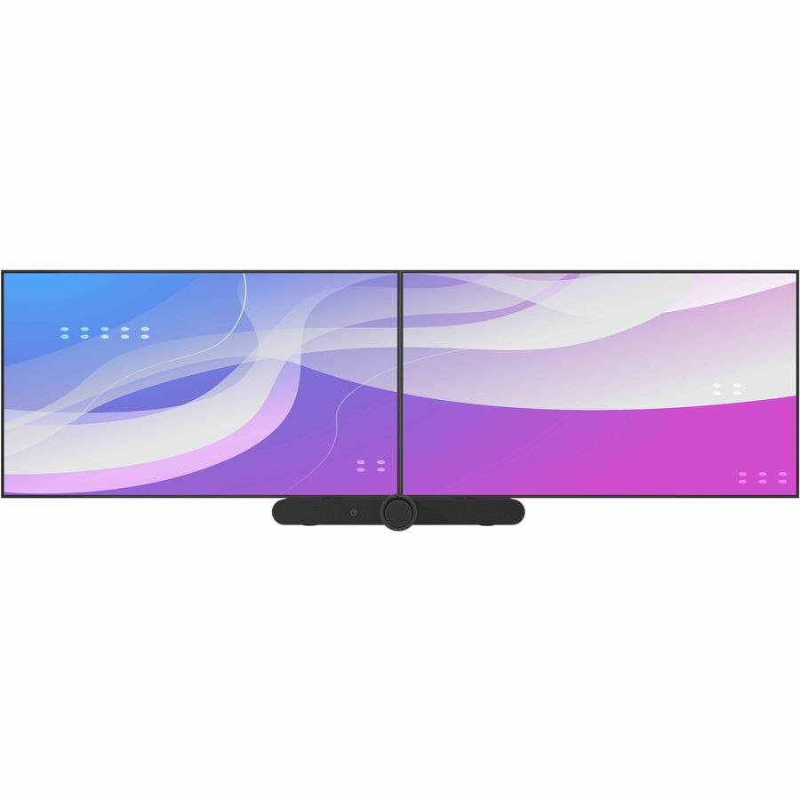 Peerless-AV® Universal UC/VC Soundbar/Camera Mount for 55" to 98"+ Single Displays and 55" to 75" Dual Displays