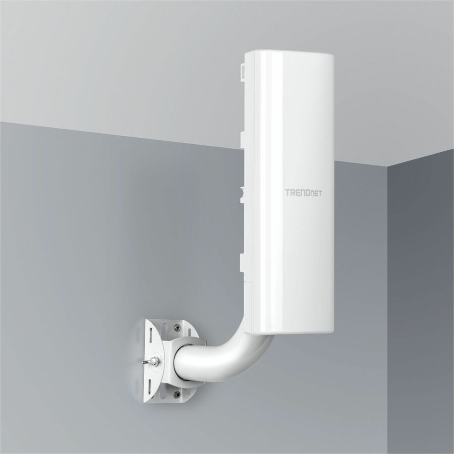 TRENDnet 14 dBi WiFi 6 AX1200 Outdoor Directional PoE Access Point Bridge Kit, TEW-940APBO2K, Includes Two Preconfigured TEW-940APBO Access Points, 5GHz WiFi 6 Point-to-Point Bridge, White