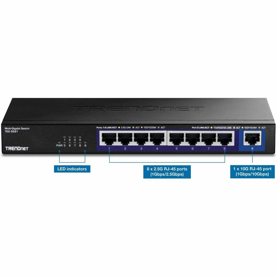 9 Port Multi Gig Switch