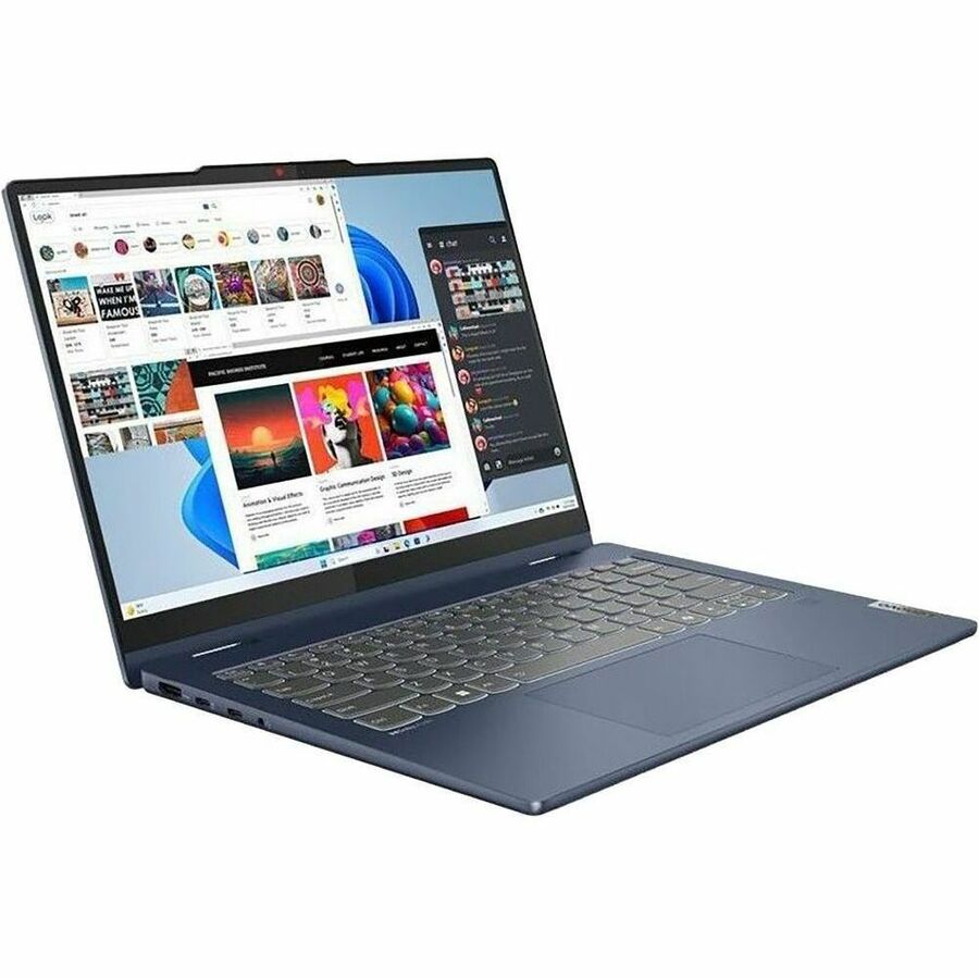 Lenovo IdeaPad 5 14IRU9 83DT000MUS 14" Touchscreen Convertible 2 in 1 Notebook - WUXGA - Intel Core 5 120U - 8 GB - 256 GB SSD - English (US) Keyboard - Cosmic Blue