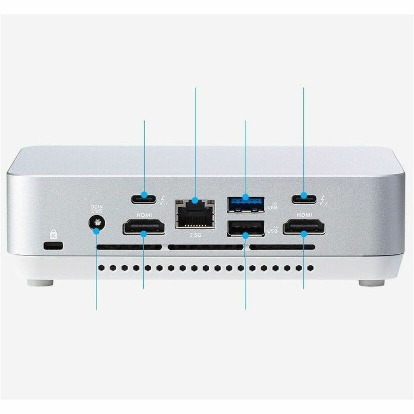 Asus NUC 14 Pro+ Barebone System - Mini PC - Core Ultra 7 14th Gen 155H