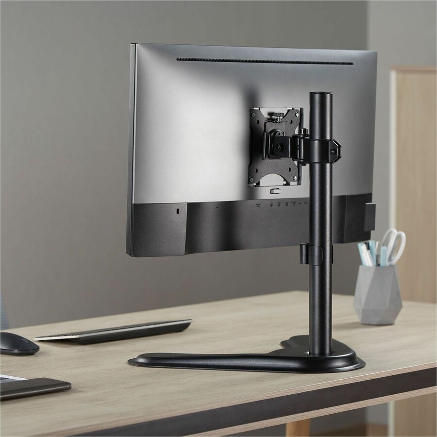 Rocstor ErgoReach Mounting Pole for Monitor - Black - Landscape/Portrait