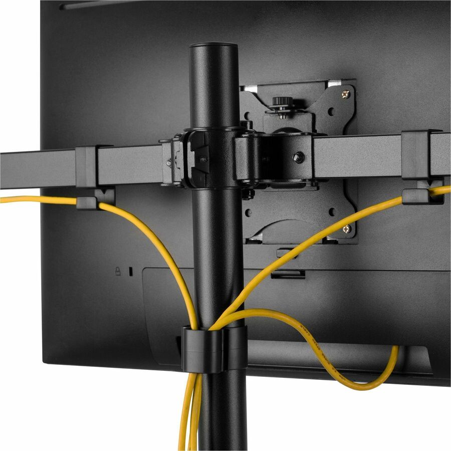 Rocstor ErgoReach Mounting Arm for Monitor, LCD Display, LED Display - Black - Landscape/Portrait