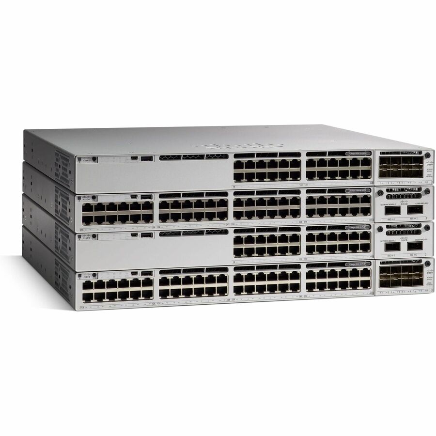 Cisco Catalyst 9300 48-Port 1G Copper With Fixed 4x10G/1G SFP+ Uplinks, Full PoE+, Meraki Advanced or Enterprise