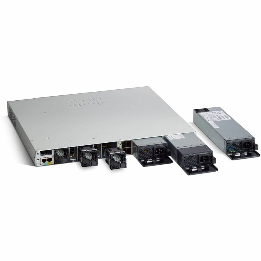 Cisco Catalyst 9300 48-Port 1G Copper With Fixed 4x10G/1G SFP+ Uplinks, Full PoE+, Meraki Advanced or Enterprise