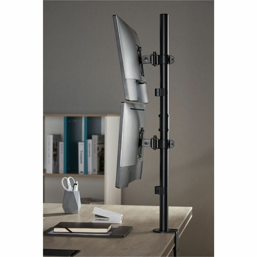 Rocstor ErgoReach Y10N008-B1 Desk Mount for Monitor - Black - Vertical