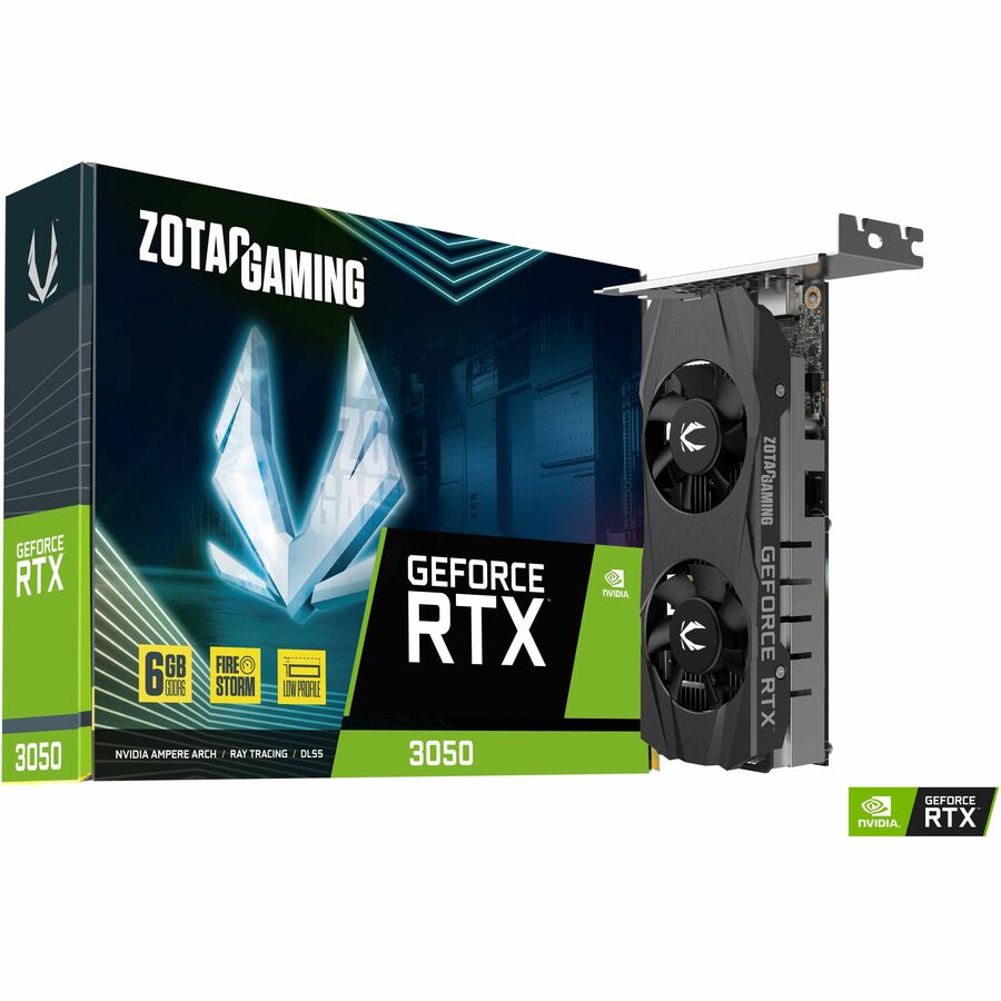 Zotac NVIDIA GeForce RTX 3050 Graphic Card - 6 GB GDDR6 - Low-profile