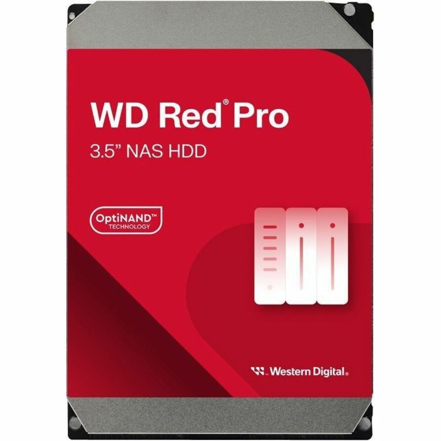 Western Digital Red Pro WD6005FFBX 6 TB Hard Drive - 3.5" Internal - SATA (SATA/600) - Conventional Magnetic Recording (CMR) Method