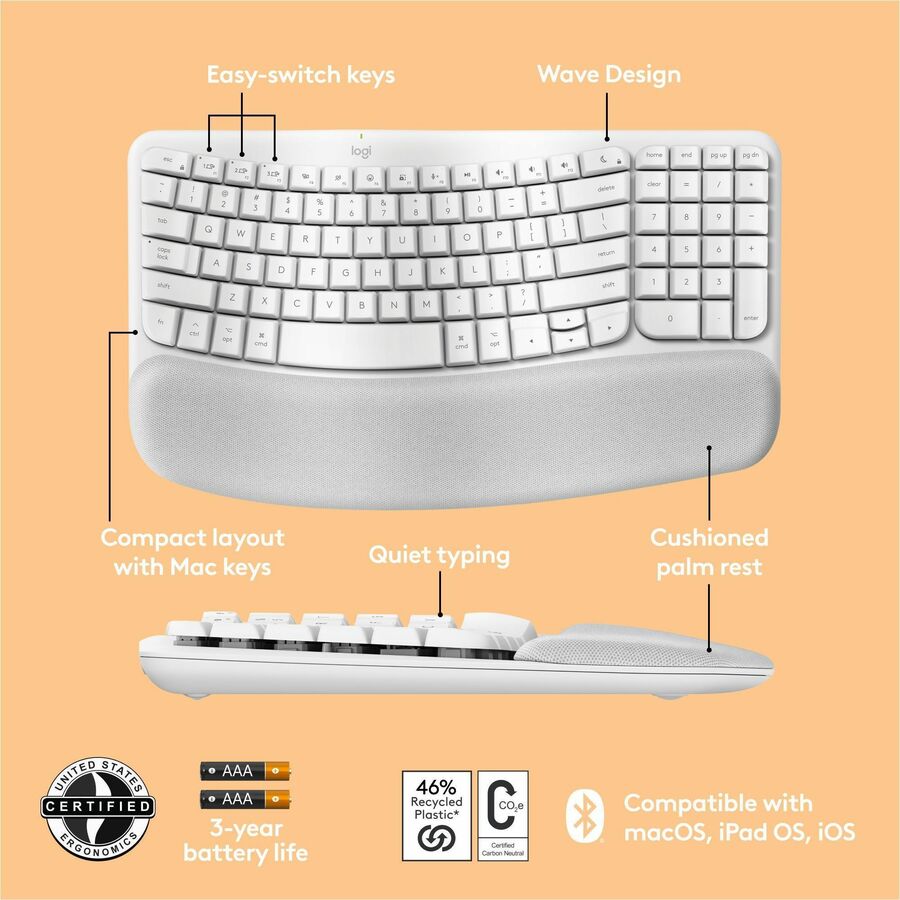 Wave Keys KB for mac - White