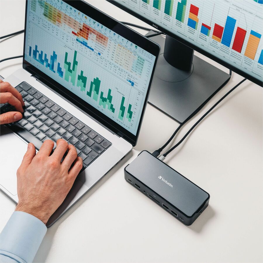 Verbatim USB-C ™Pro Docking Station 15-in-1 - 256GB Vi3000 SSD