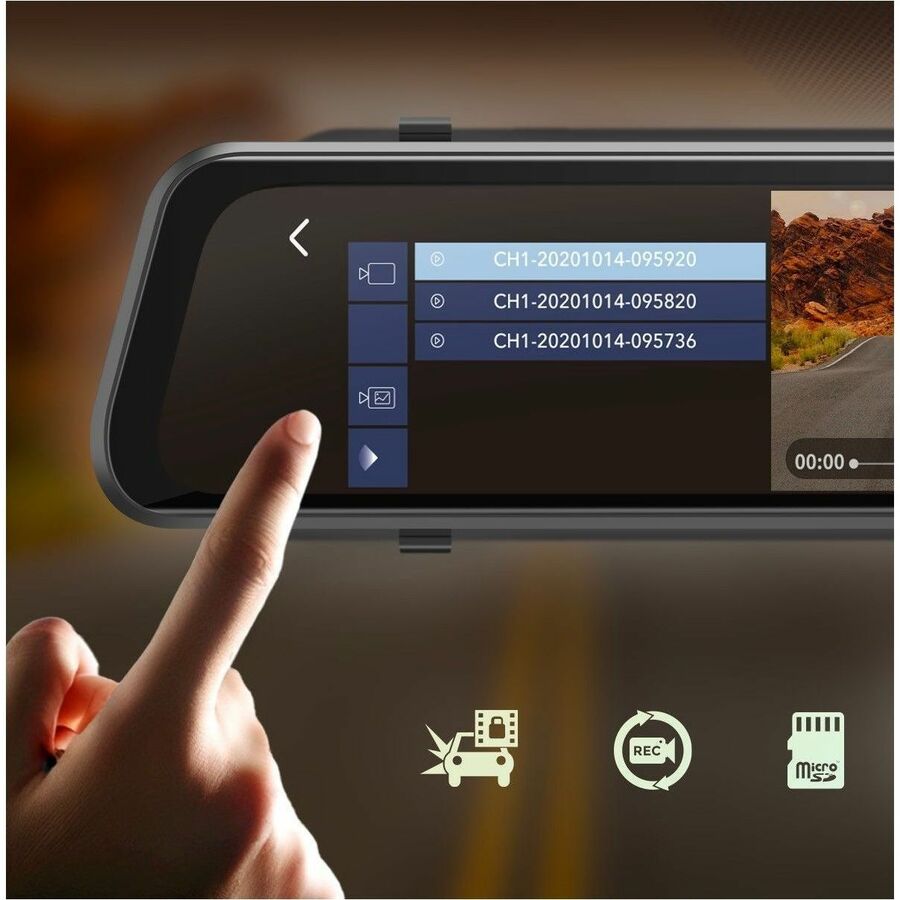 11.8IN REARVIEW MIRROR 4K