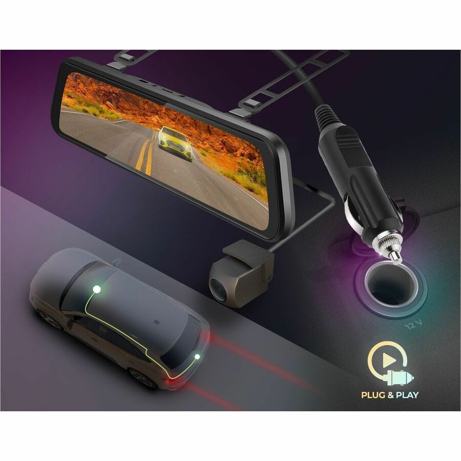 11.8IN REARVIEW MIRROR 4K