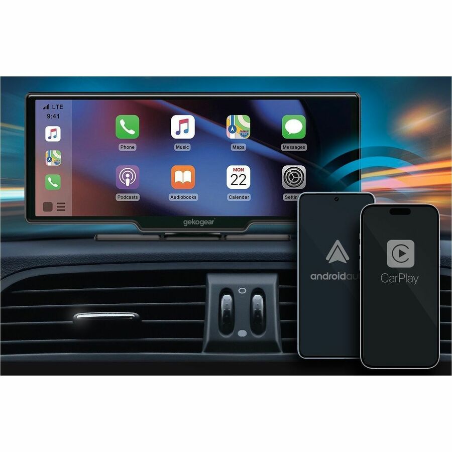 Gekogear Orbit C120 10.26" Infotainment Display with Dash Cam and Backup Cam
