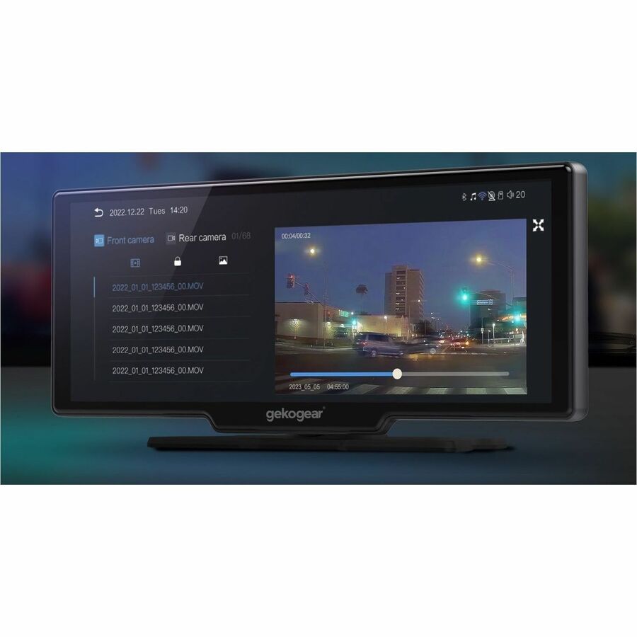 Gekogear Orbit C120 10.26" Infotainment Display with Dash Cam and Backup Cam