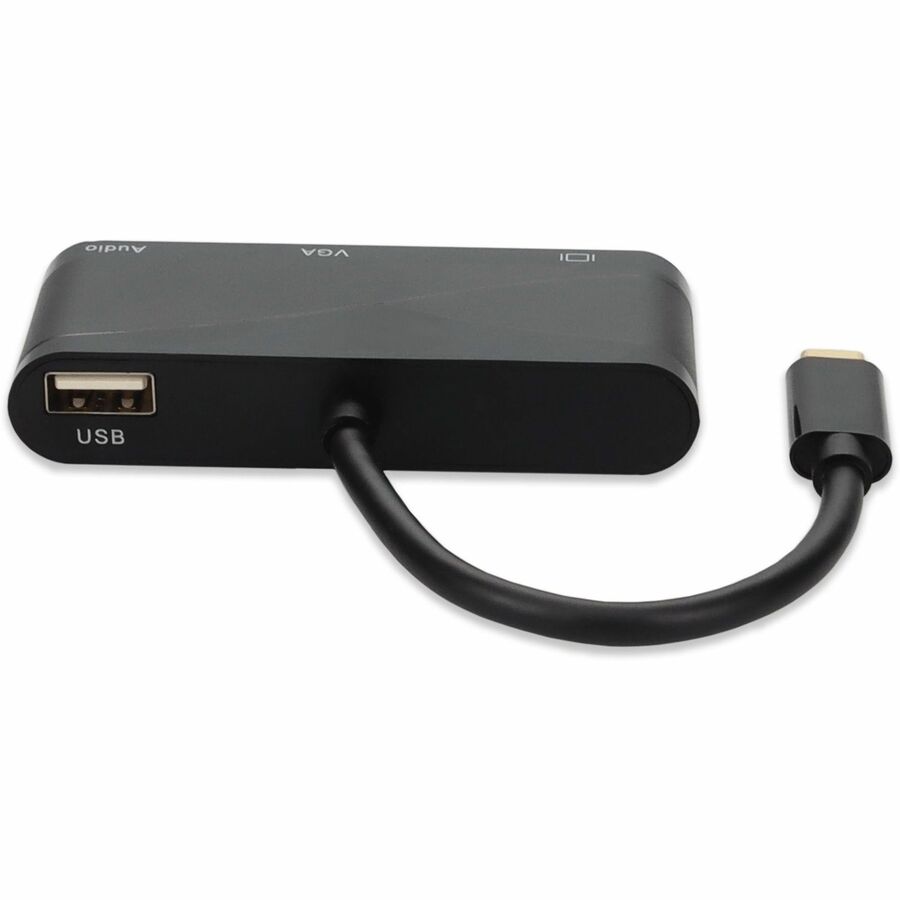 USB-C 3.1 TO M/F BLACK HUB