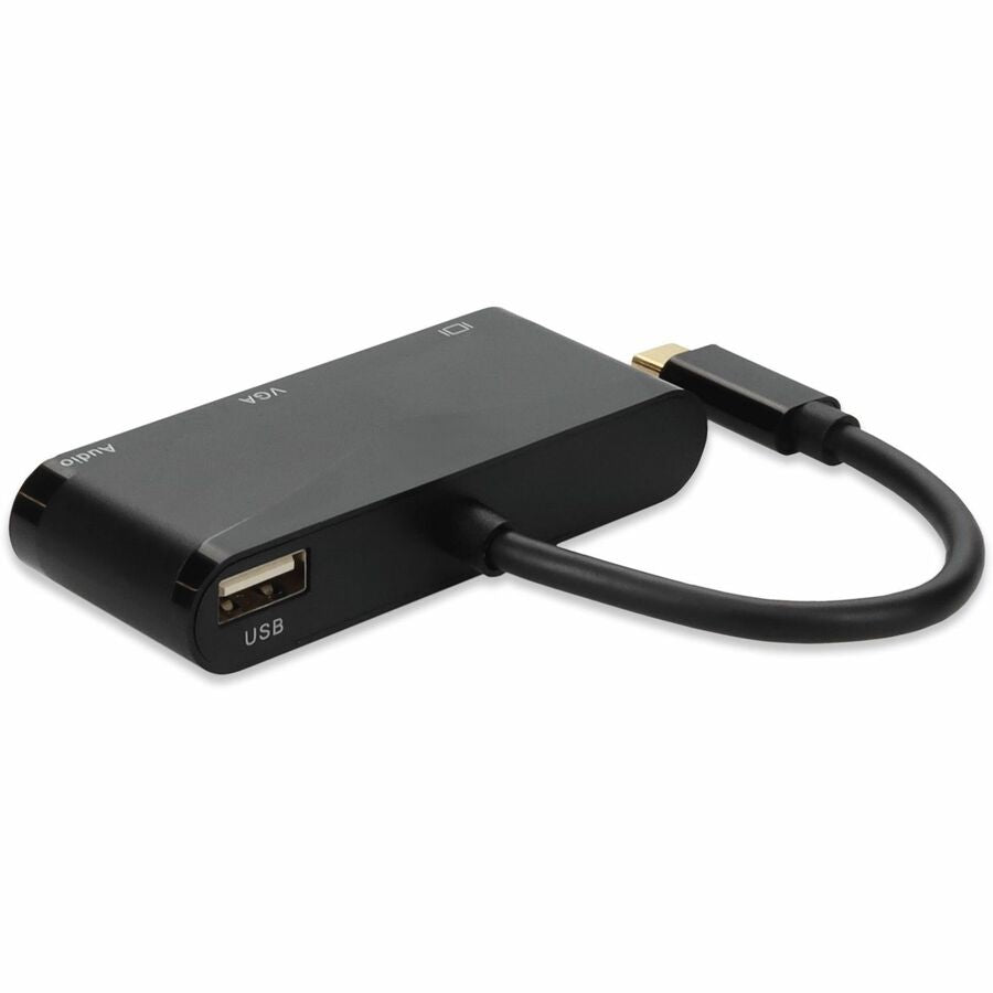 USB-C 3.1 TO M/F BLACK HUB