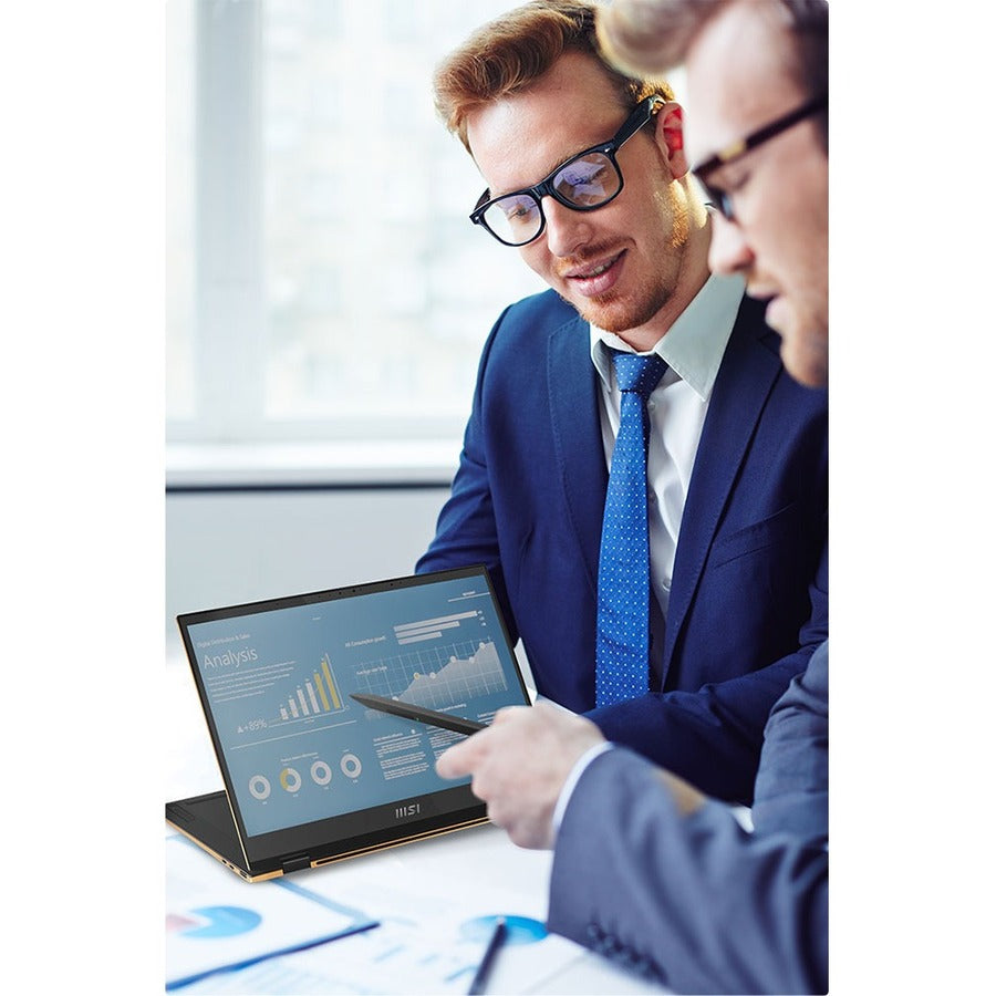 MSI Summit E13 Flip Evo A13M Summit E13 Flip Evo A13MT-234US 13.4" Touchscreen Convertible 2 in 1 Notebook - Full HD Plus - Intel Core i7 13th Gen i7-1360P - Intel Evo Platform - 32 GB - 1 TB SSD - Ink Black