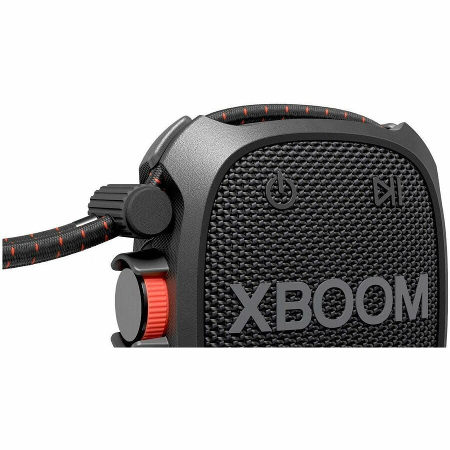 LG XBOOM Go XG2T Portable Bluetooth Speaker System - 5 W RMS - Google Assistant, Siri Supported - Black