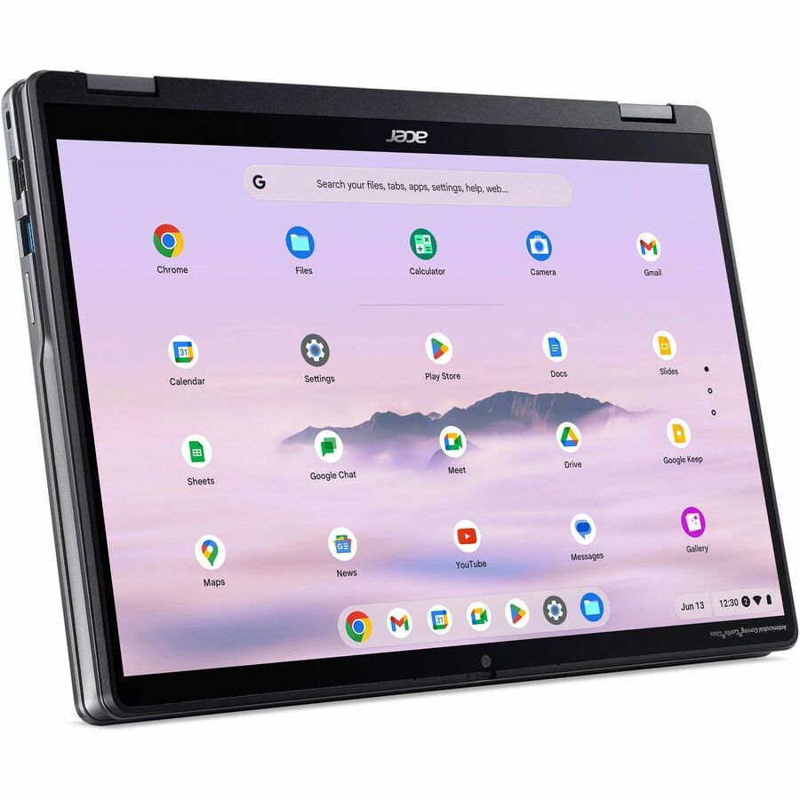 Acer Chromebook Plus Spin 514 CPE594-1N CPE594-1N-30EM 14" Touchscreen Convertible 2 in 1 Chromebook - WUXGA - Intel Core 3 100U - 8 GB - 256 GB SSD - English (US) Keyboard - Iron