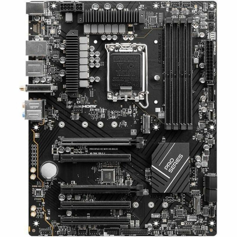 MSI B760-VC WIFI HS BULK Gaming Desktop Motherboard - Intel B760 Chipset - Socket LGA-1700 - ATX