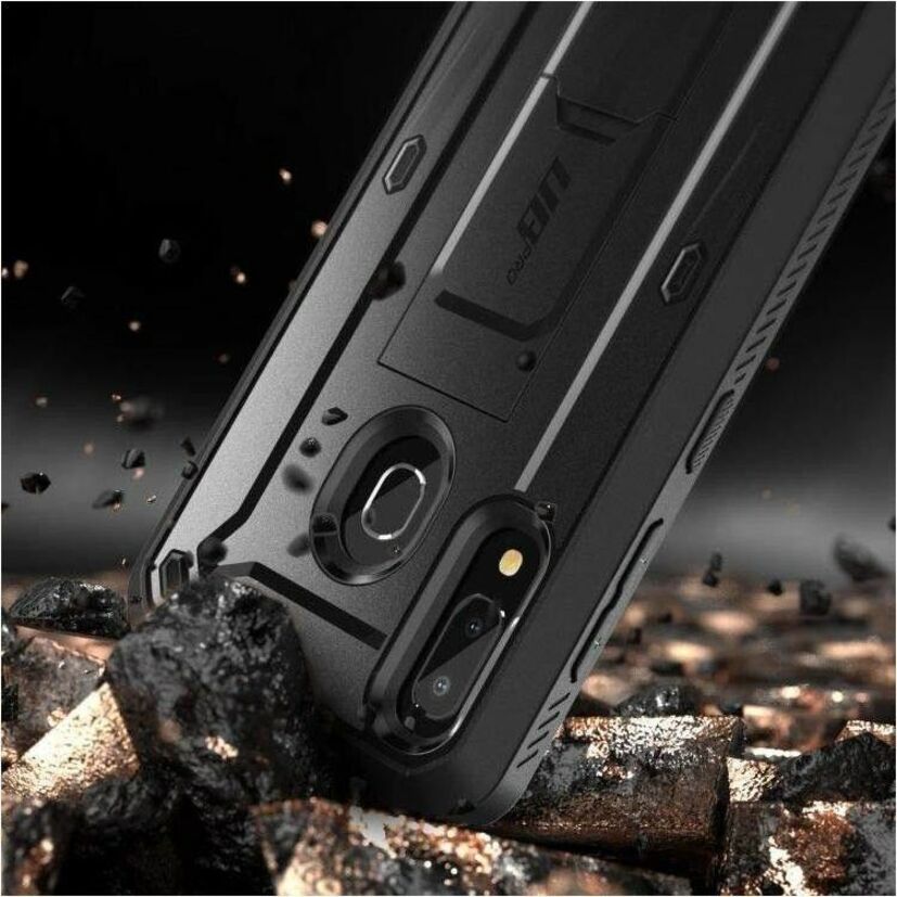 SUP Unicorn Beetle Pro Rugged Carrying Case (Holster) Samsung Galaxy A20, Galaxy A30 Smartphone - Black